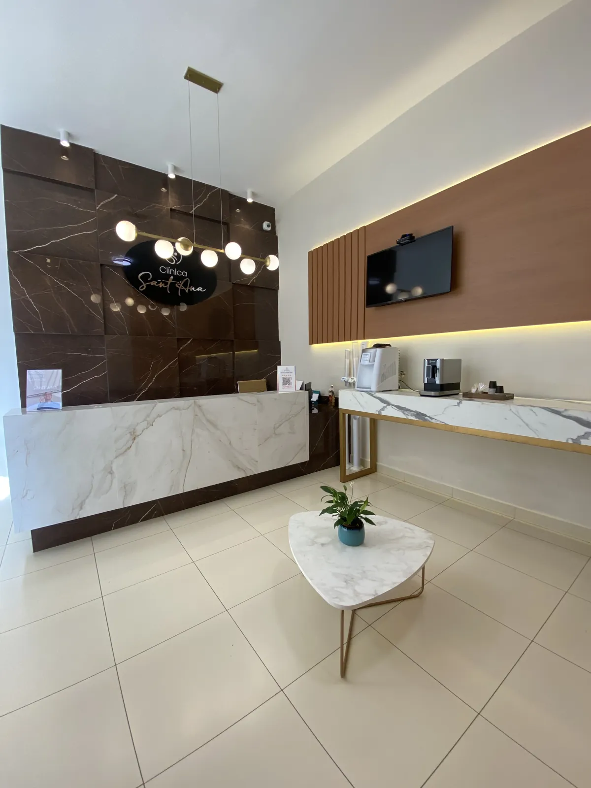 Recepção da Clínica Sant'Ana